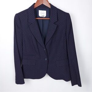 1901 Suit Jacket Blue with red polka dots